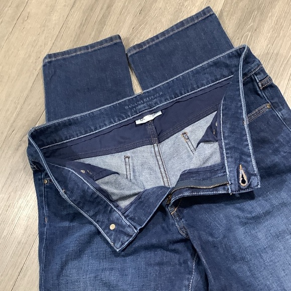 Banana Republic Medium Wash Classic Skinny Stretch Jeans size 12Long - Picture 8 of 9
